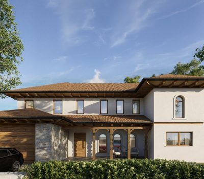 Randare stil arhitectural in cadrul Art nouveau romenesc Neoromanesc 01.10.2025 BEN (2)